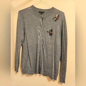 Gordon Smith dragon flies cardigan wool m